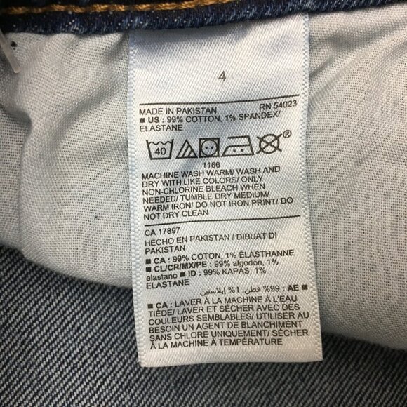 NEW Old Navy Women's Denim Jean Skirt Distressed Button Fly Frayed Hem size 4 - Picture 7 of 9